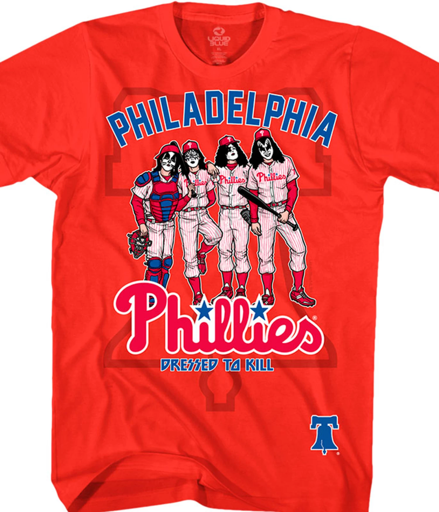 MLB Philadelphia Phillies Dressed To Kill Red T-Shirt