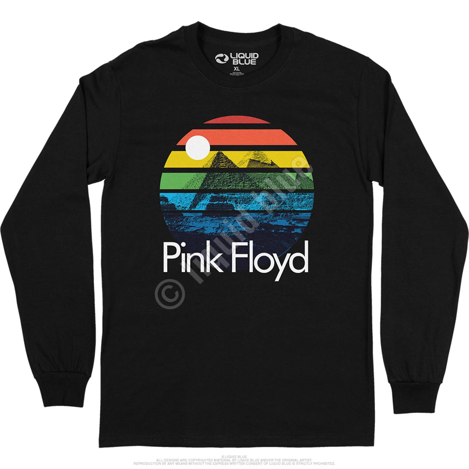 Pink Floyd Dark Side Sunset Long Sleeve T-Shirt - Image 9