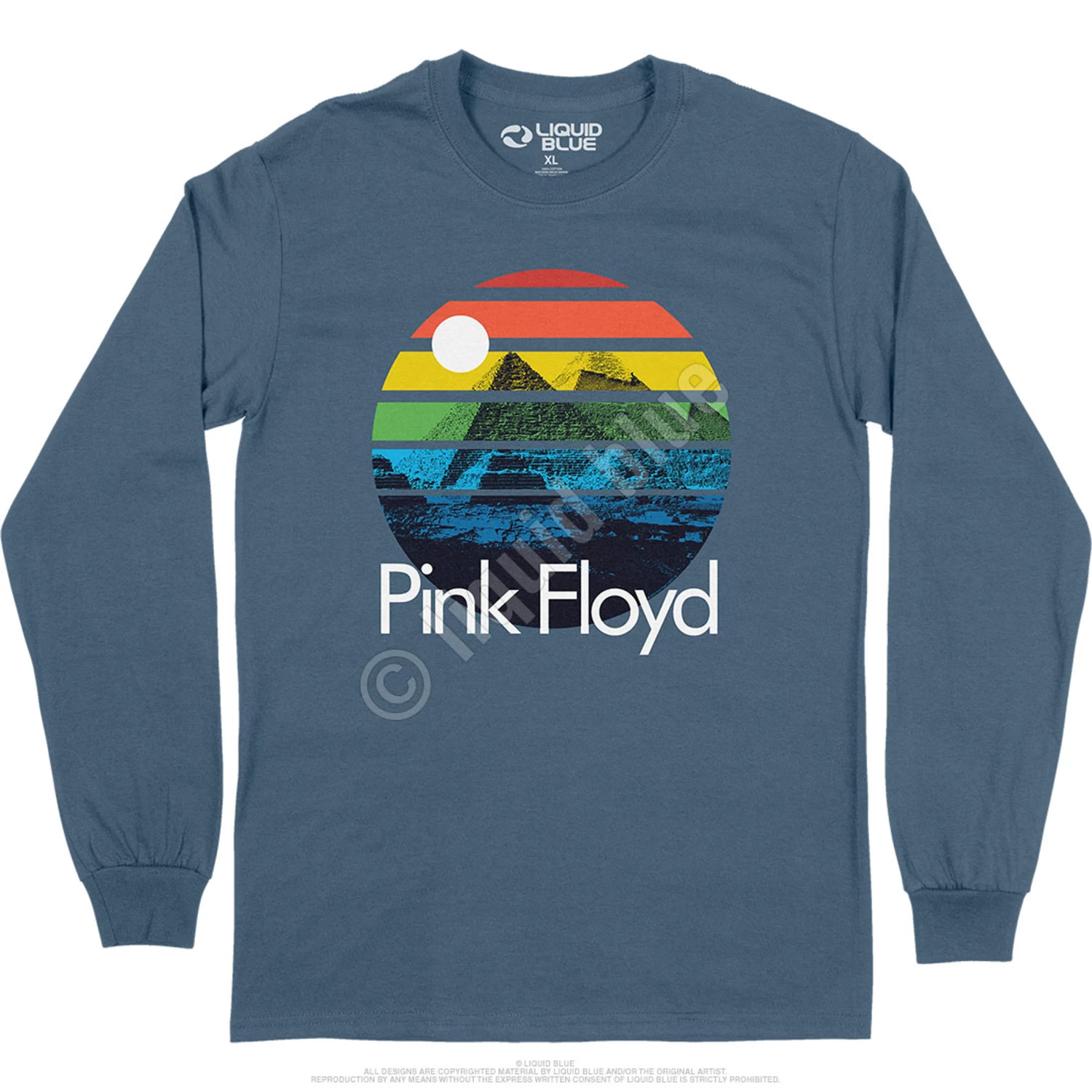 Pink Floyd Dark Side Sunset Long Sleeve T-Shirt - Image 7
