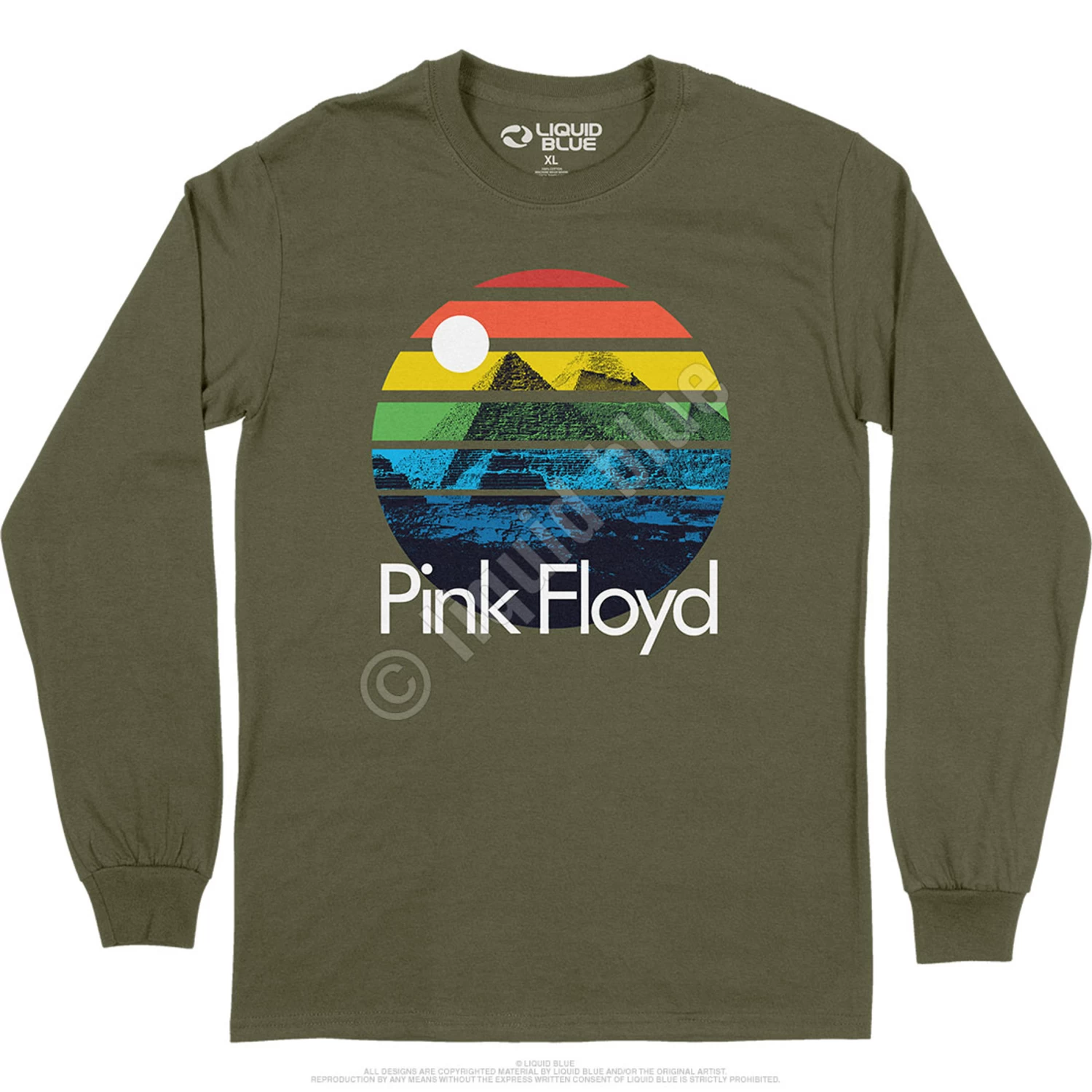 Pink Floyd Dark Side Sunset Long Sleeve T-Shirt - Image 5