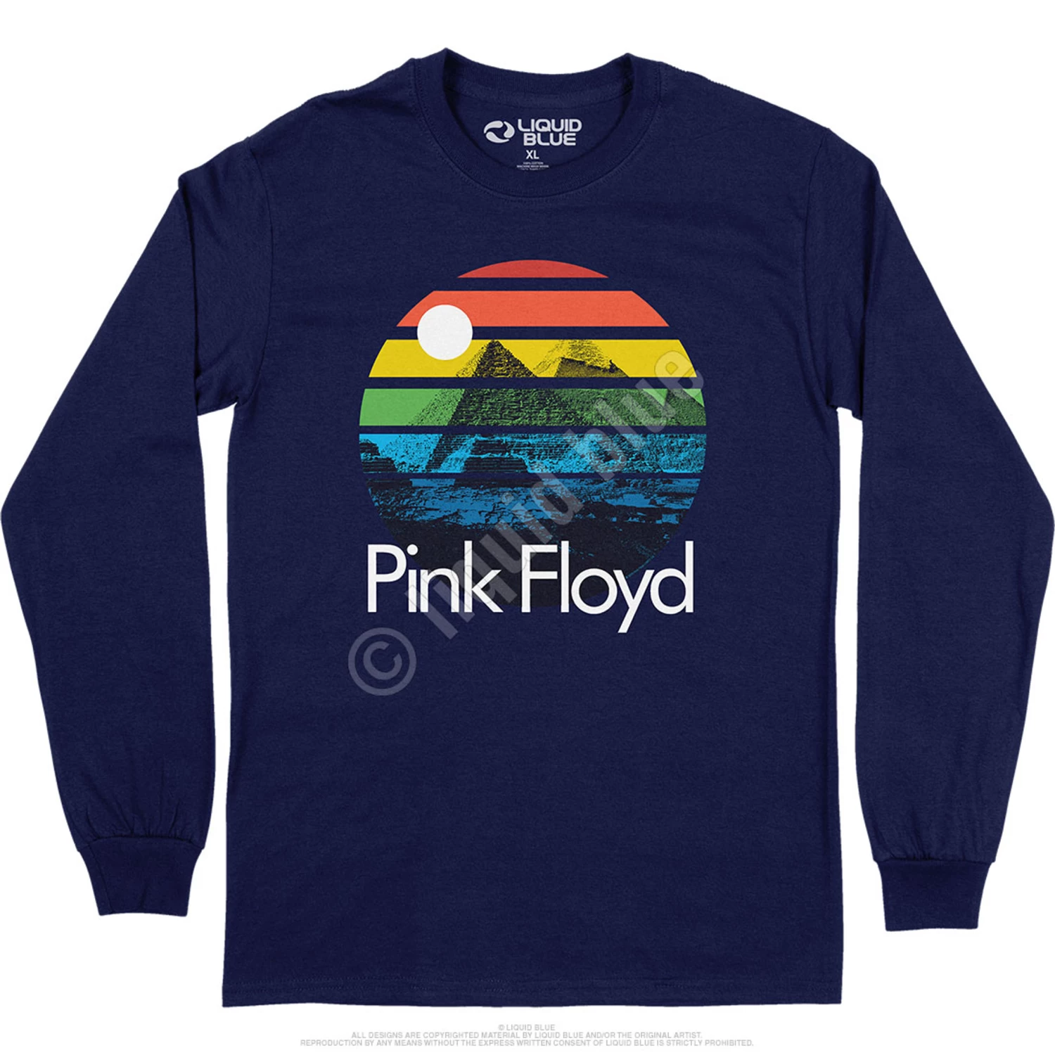 Pink Floyd Dark Side Sunset Long Sleeve T-Shirt - Image 8