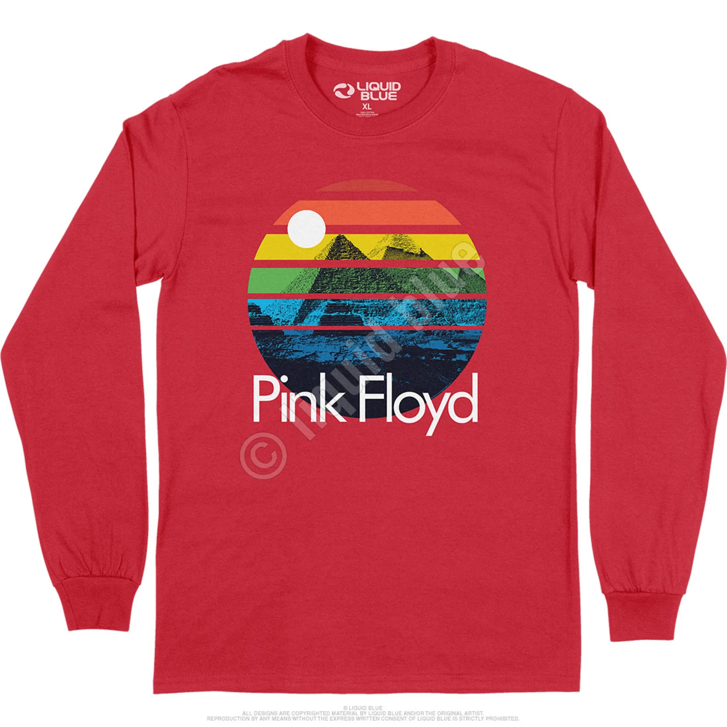 Pink Floyd Dark Side Sunset Long Sleeve T-Shirt - Image 3