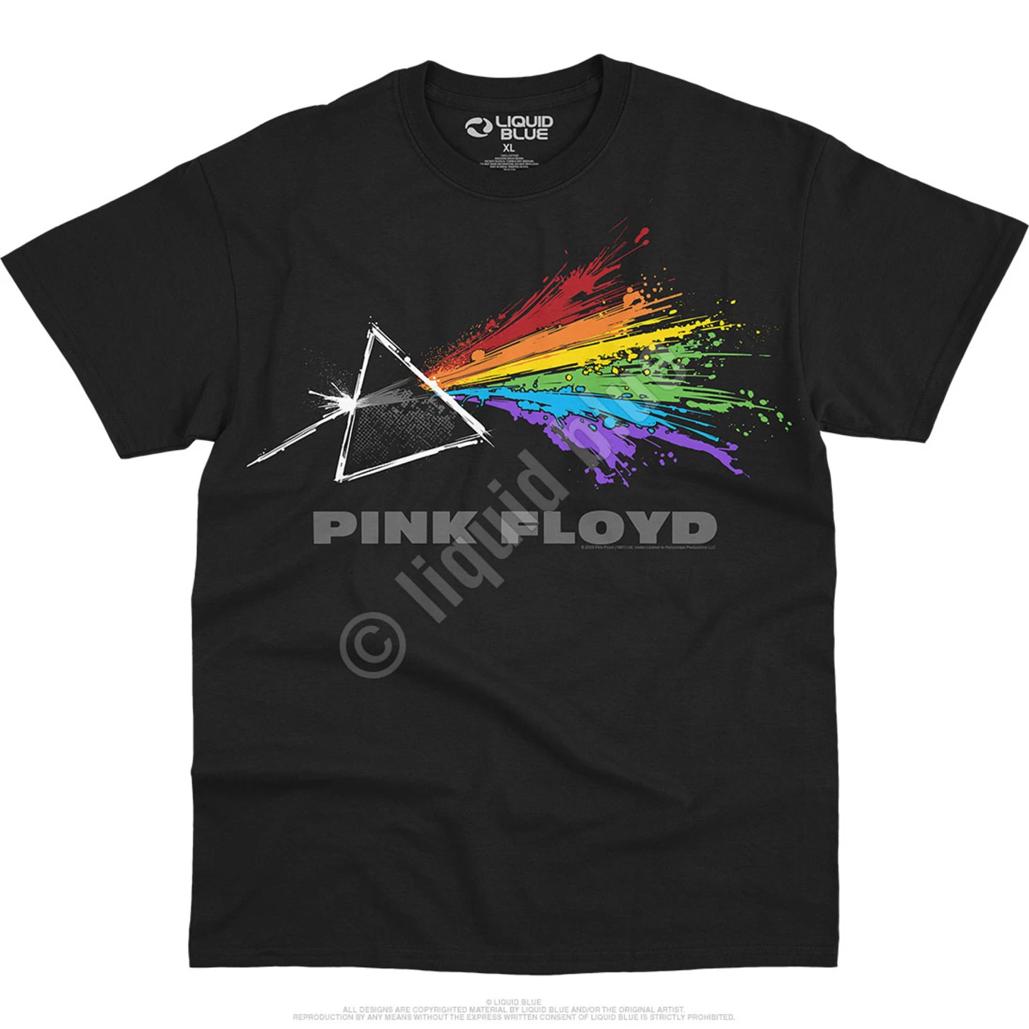 Pink Floyd Dark Side Liquid T-Shirt - Image 2