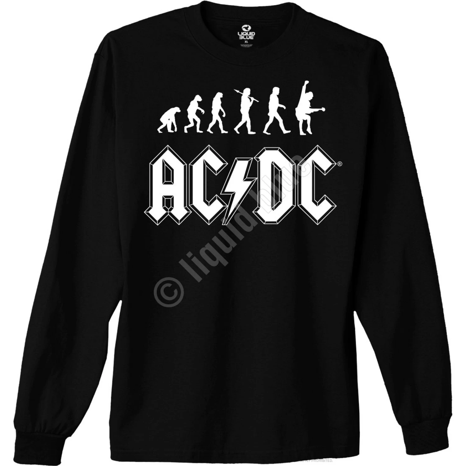 Rock Evolution Black Long Sleeve T-Shirt - Image 2