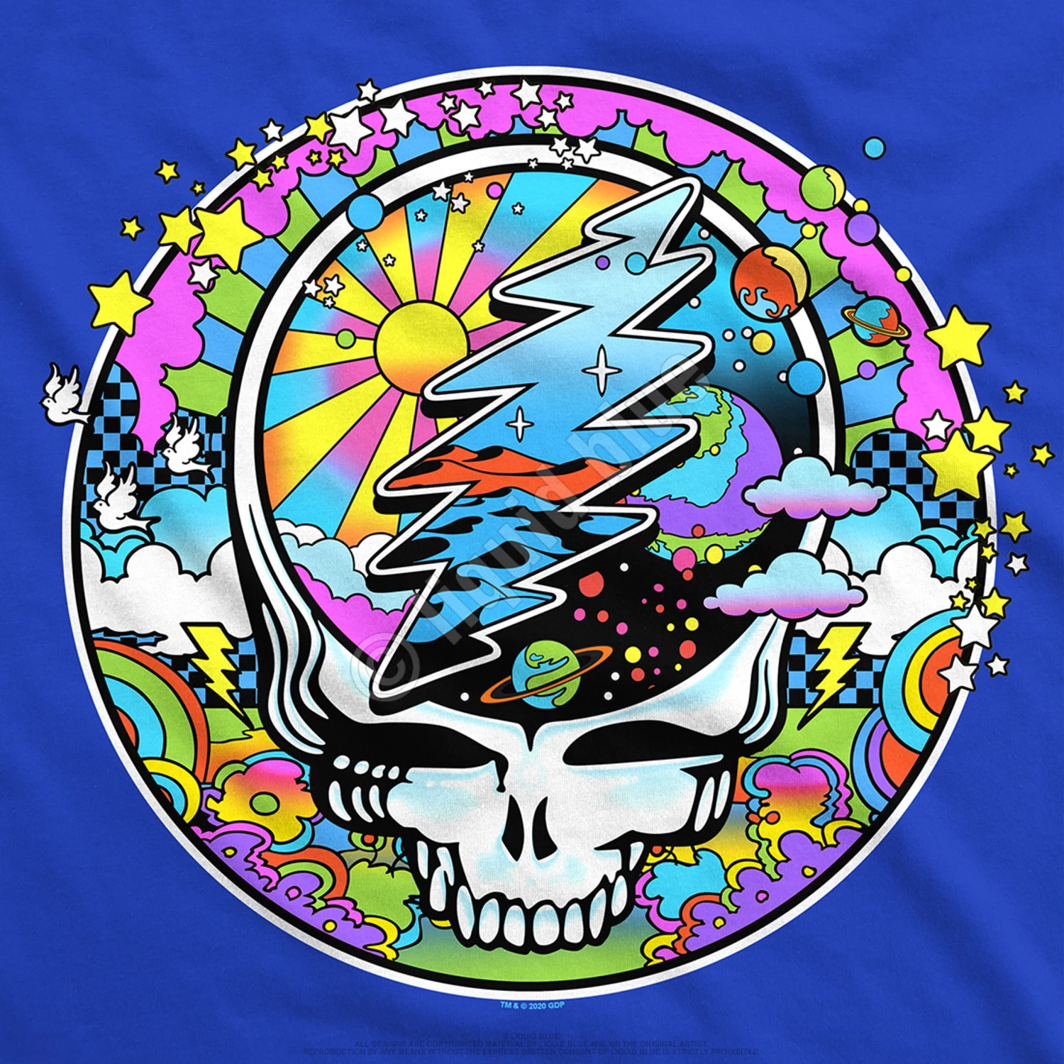 Mod Max SYFace Blue Hoodie - Image 3