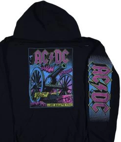 TNT Blacklight Black Sleeve Printed Hoodie