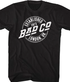 Bad Company Logo Black T-Shirt