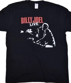 Billy Joel 81 Tour Black T-Shirt