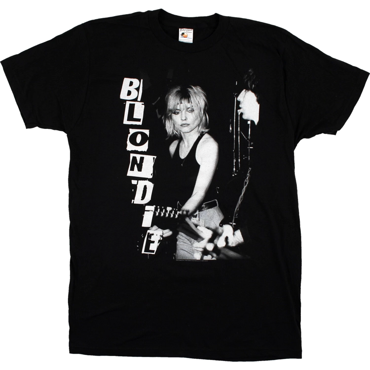 Blondie Live Band Black T-Shirt - Image 2