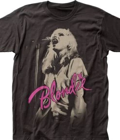 Mic Fitted Black T-Shirt