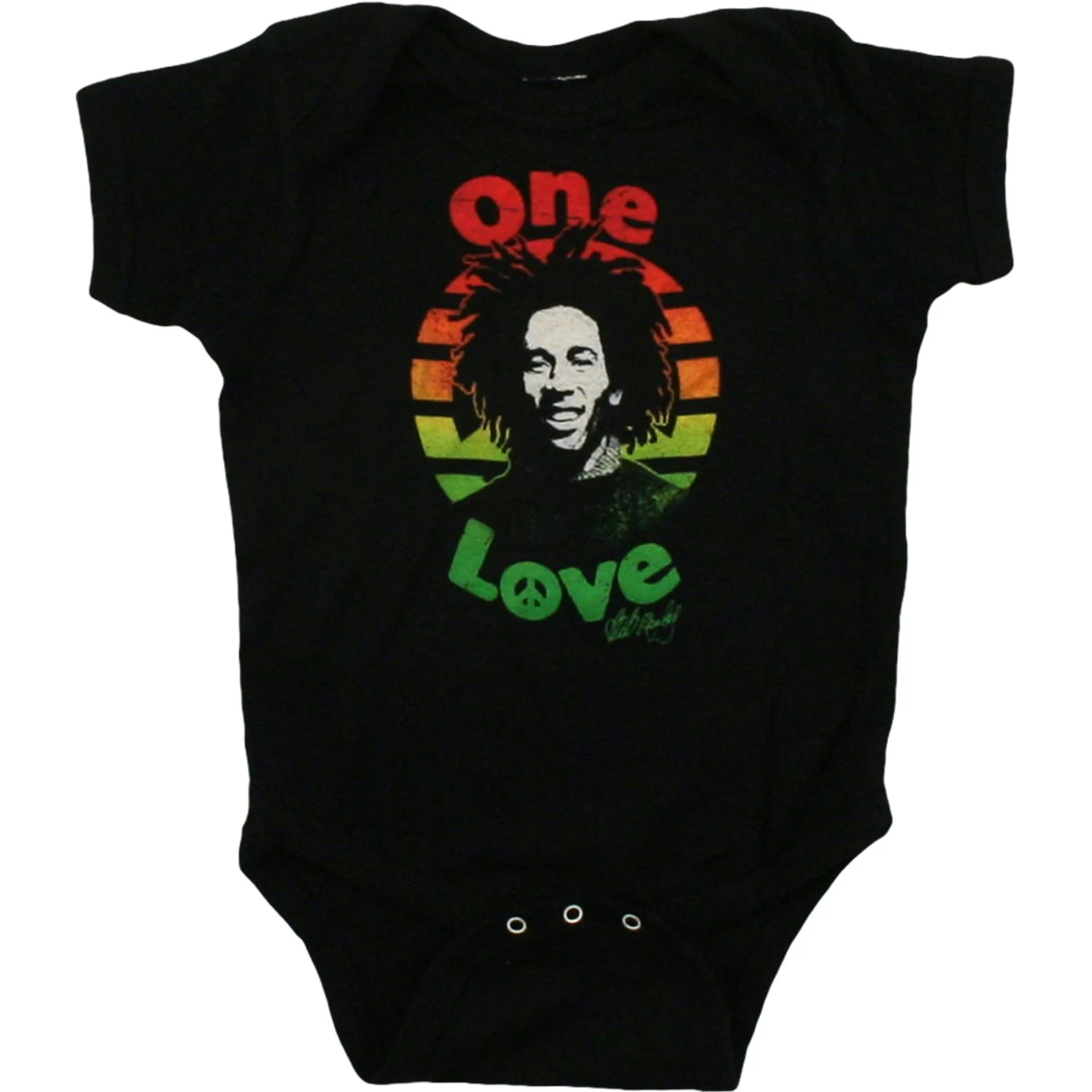 Marley One Love Black Onesie - Image 2