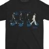 Beatles Abbey Stride Black T-Shirt