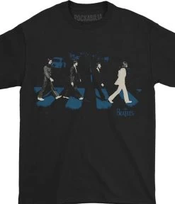 Beatles Abbey Stride Black T-Shirt