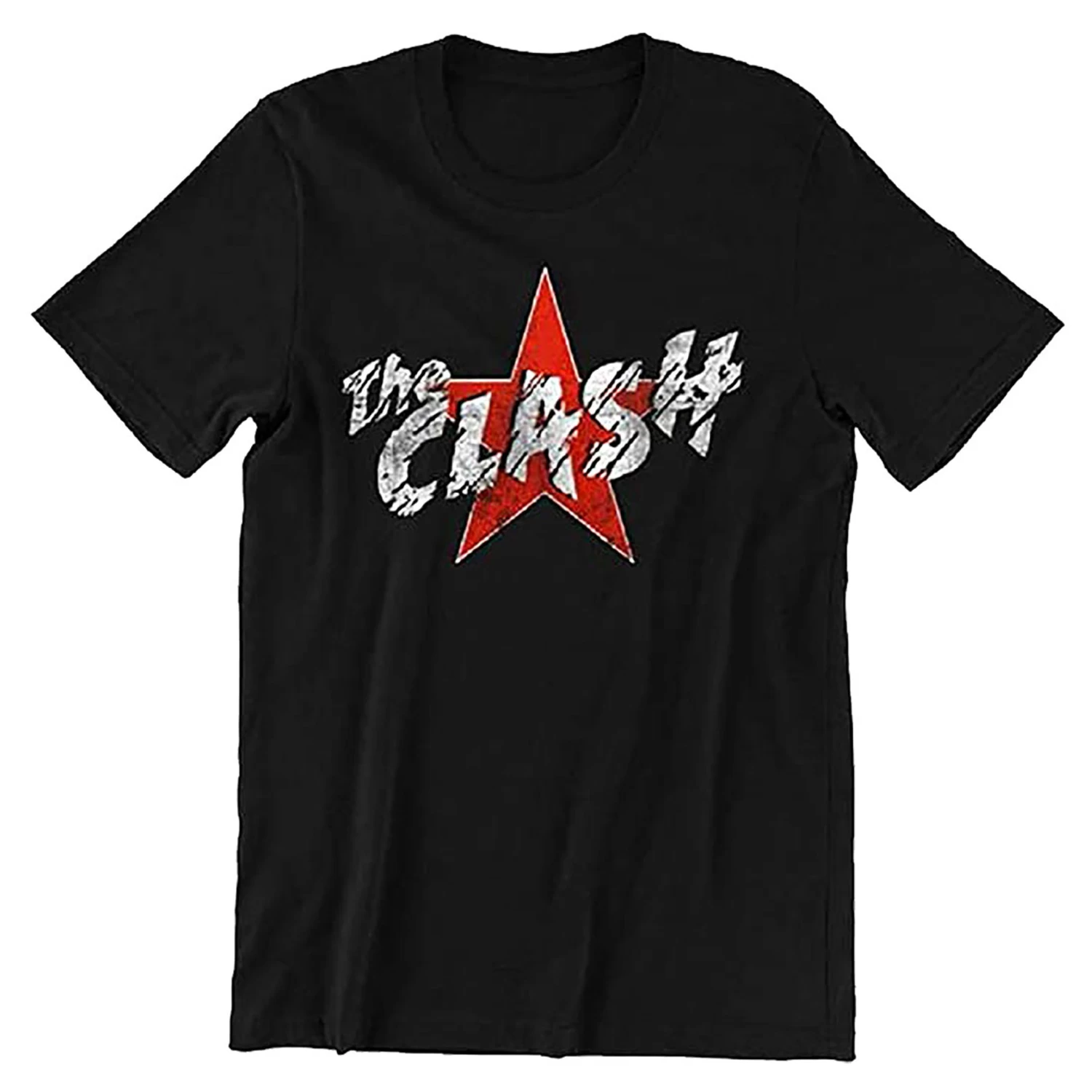 The Clash Star Logo Black T-Shirt - Image 2