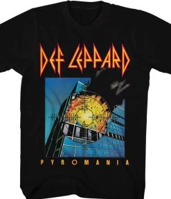 Def Leppard Pyromania Black T-Shirt