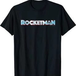 Elton John Rocketman Black T-Shirt