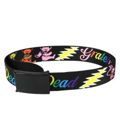 Bear Bolt Adjustable Web Belt Black