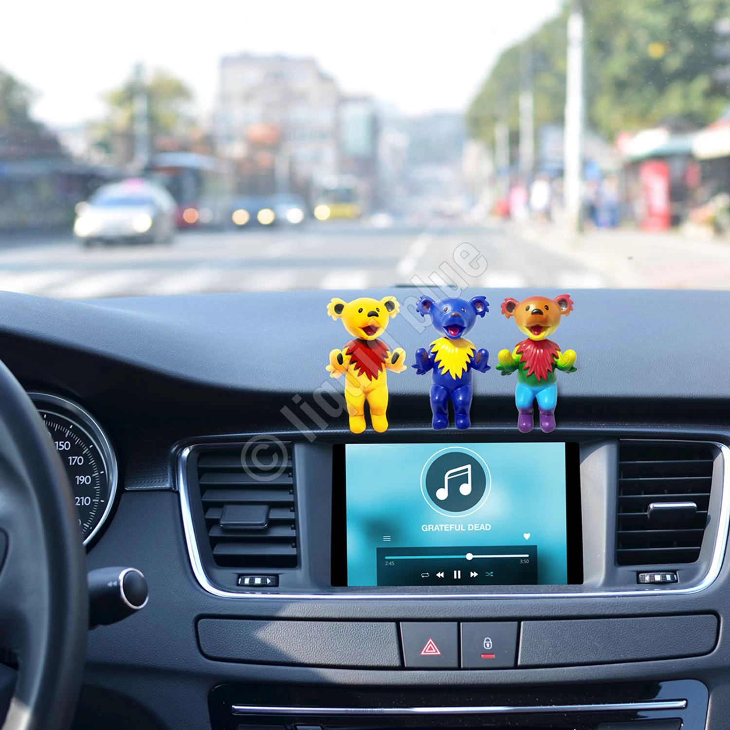 GD Bobblehead Buddy Dancing Bear Blue - Image 4