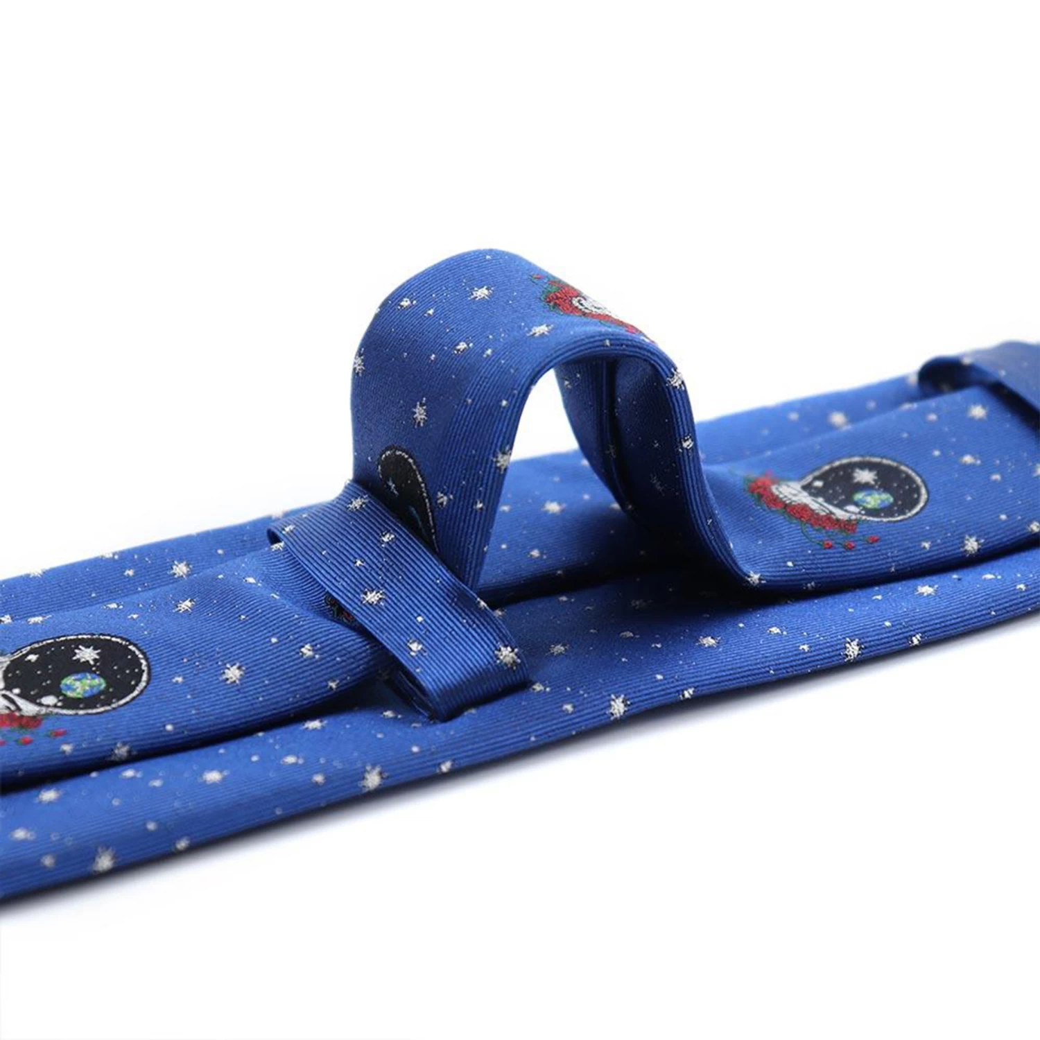 Blue Space Your Face Tie - Image 4