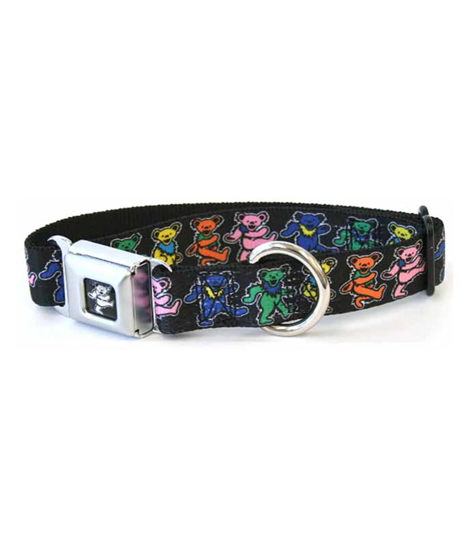 Dancing Bear Dog Collar Lg Black
