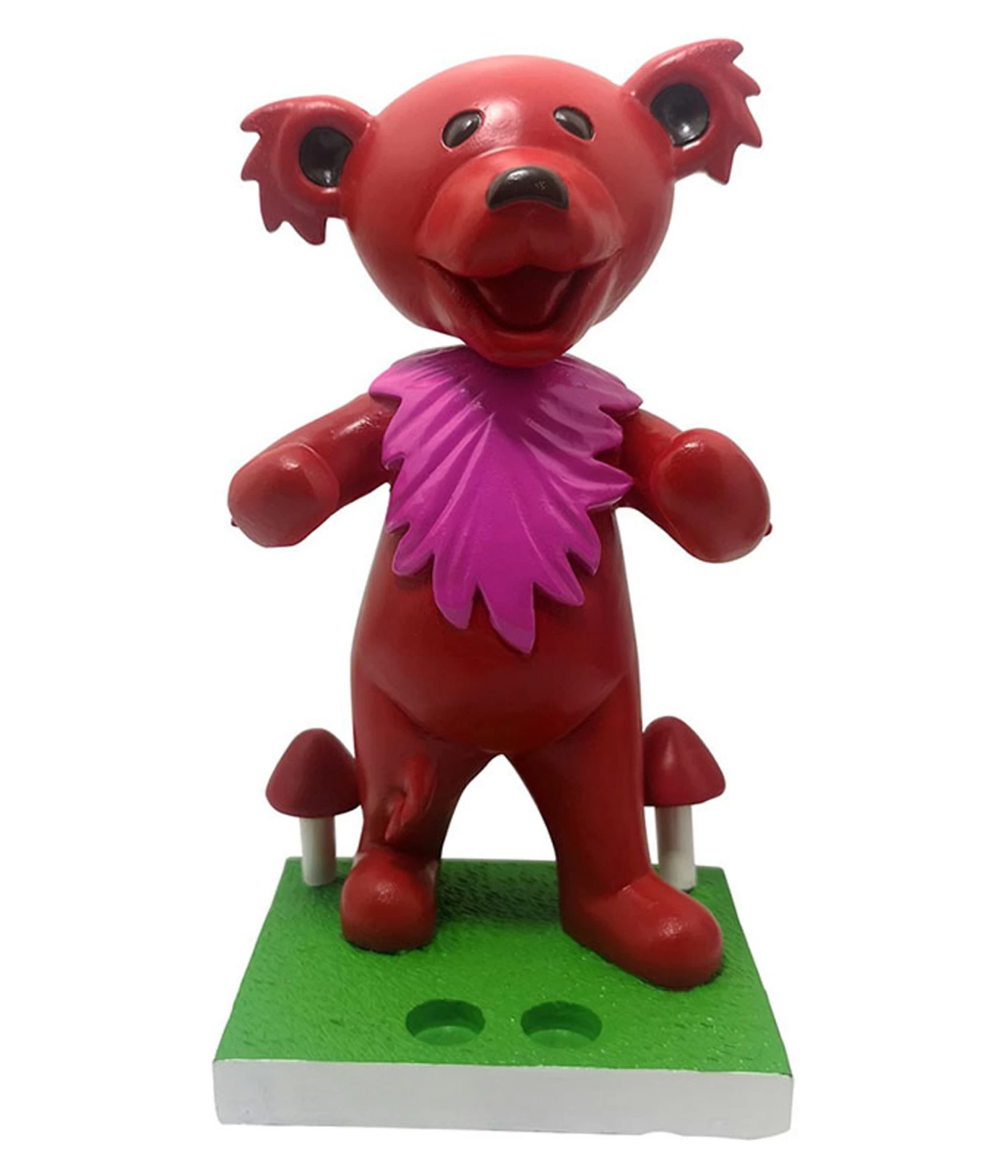 GD Bobblehead Dancing Bear Red Holder
