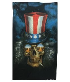 Uncle Sam Skull Heady Mini Tapestry
