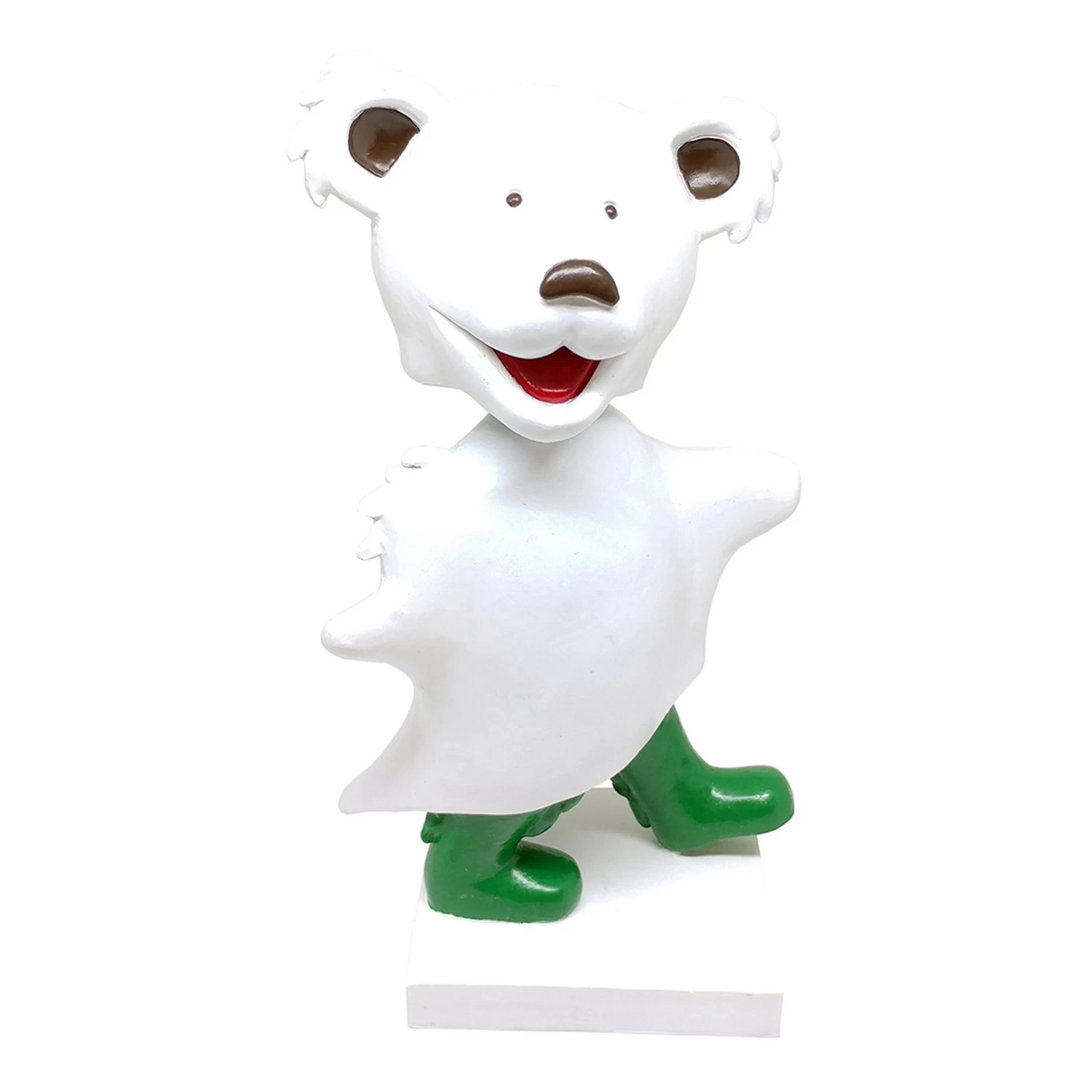 GD Bobblehead Dancing Ghost Bear White - Image 2