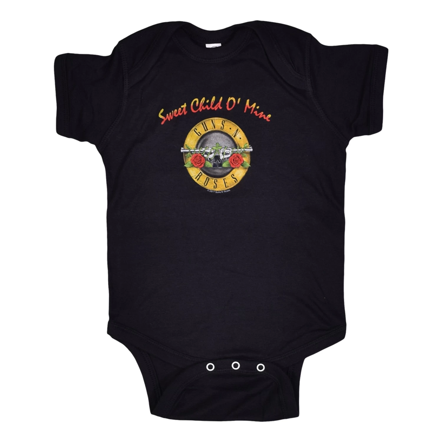 GNR Sweet Child Black Onesie - Image 2