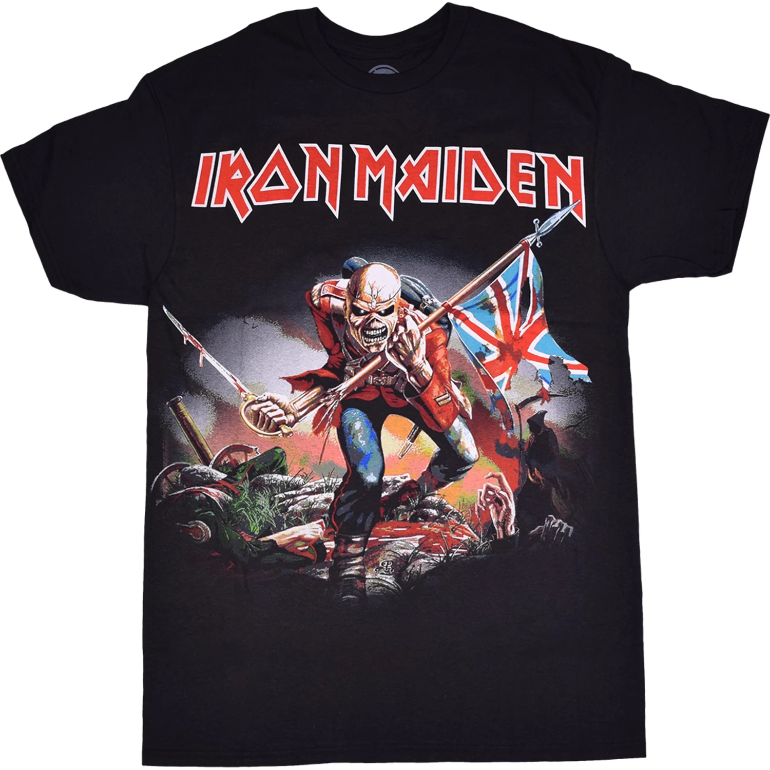 Iron Maiden Trooper Black T-Shirt - Image 2
