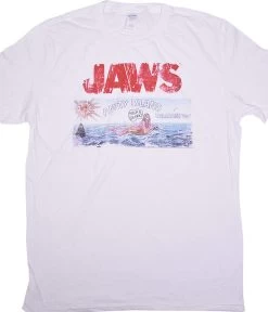 Jaws Island White T-Shirt