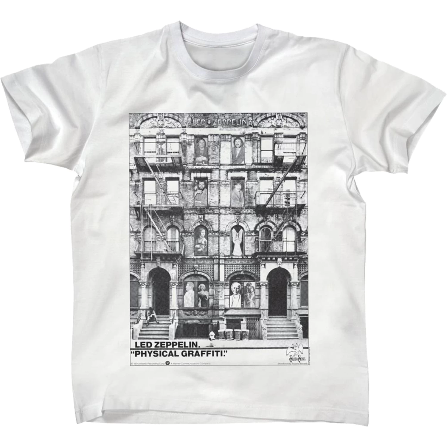 Led Zeppelin Physical Graffiti White T-Shirt - Image 2