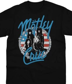 Motley Crue Vintage Girls Studs Black T-Shirt