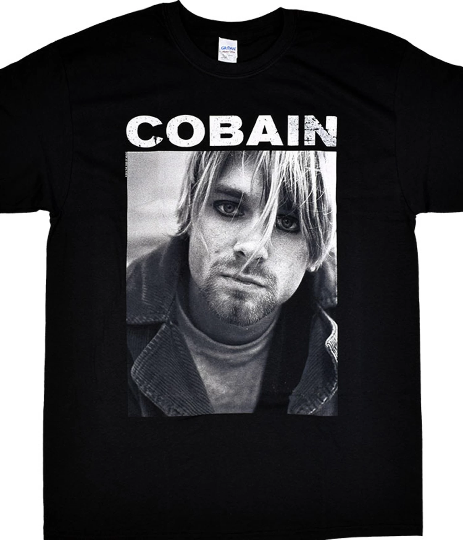 Nirvana Kurt Cobain Eyeliner Black T-Shirt