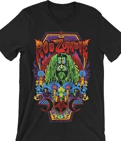 Rob Zombie Necrocolor Black T-Shirt