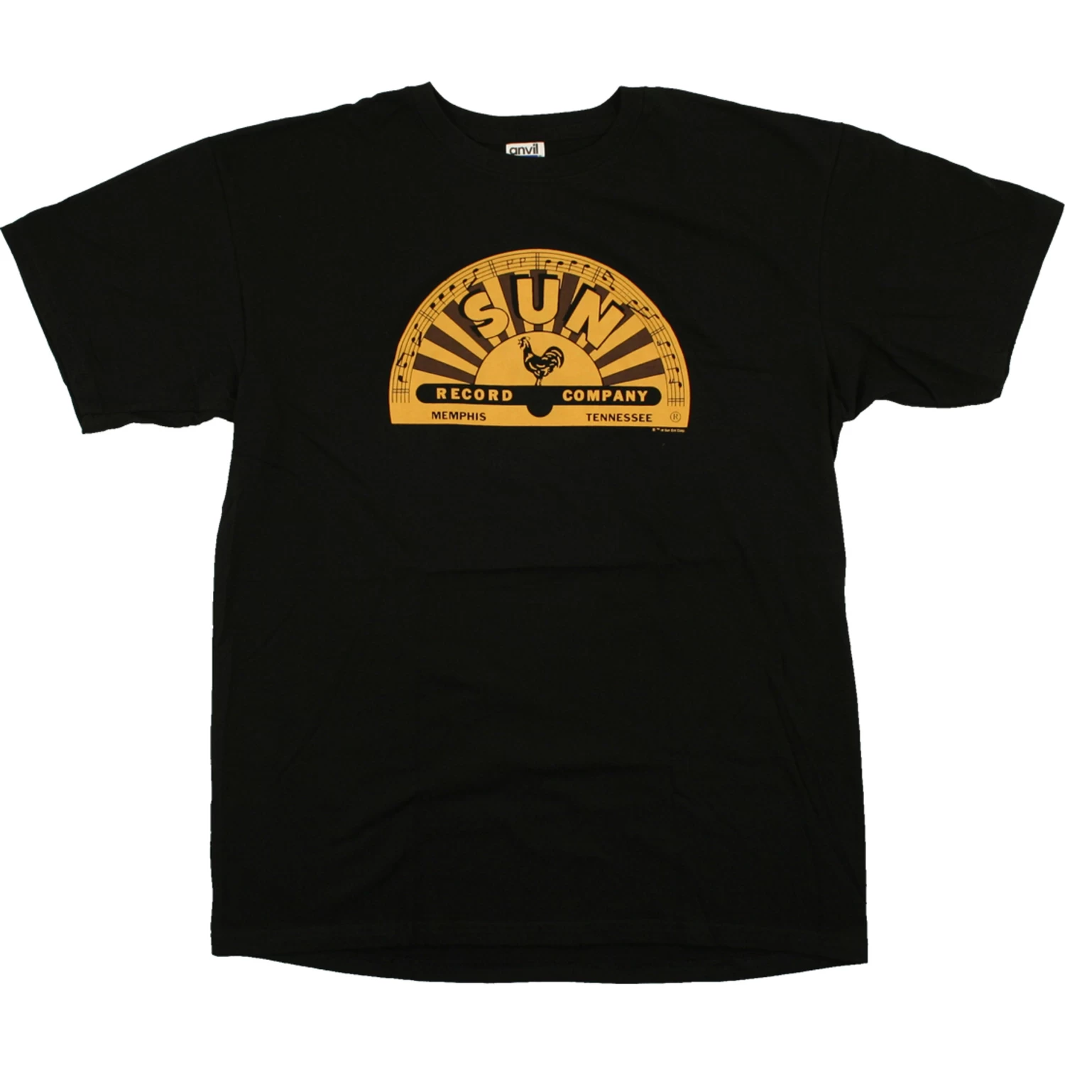 Sun Records Memphis Label Black T-Shirt - Image 2