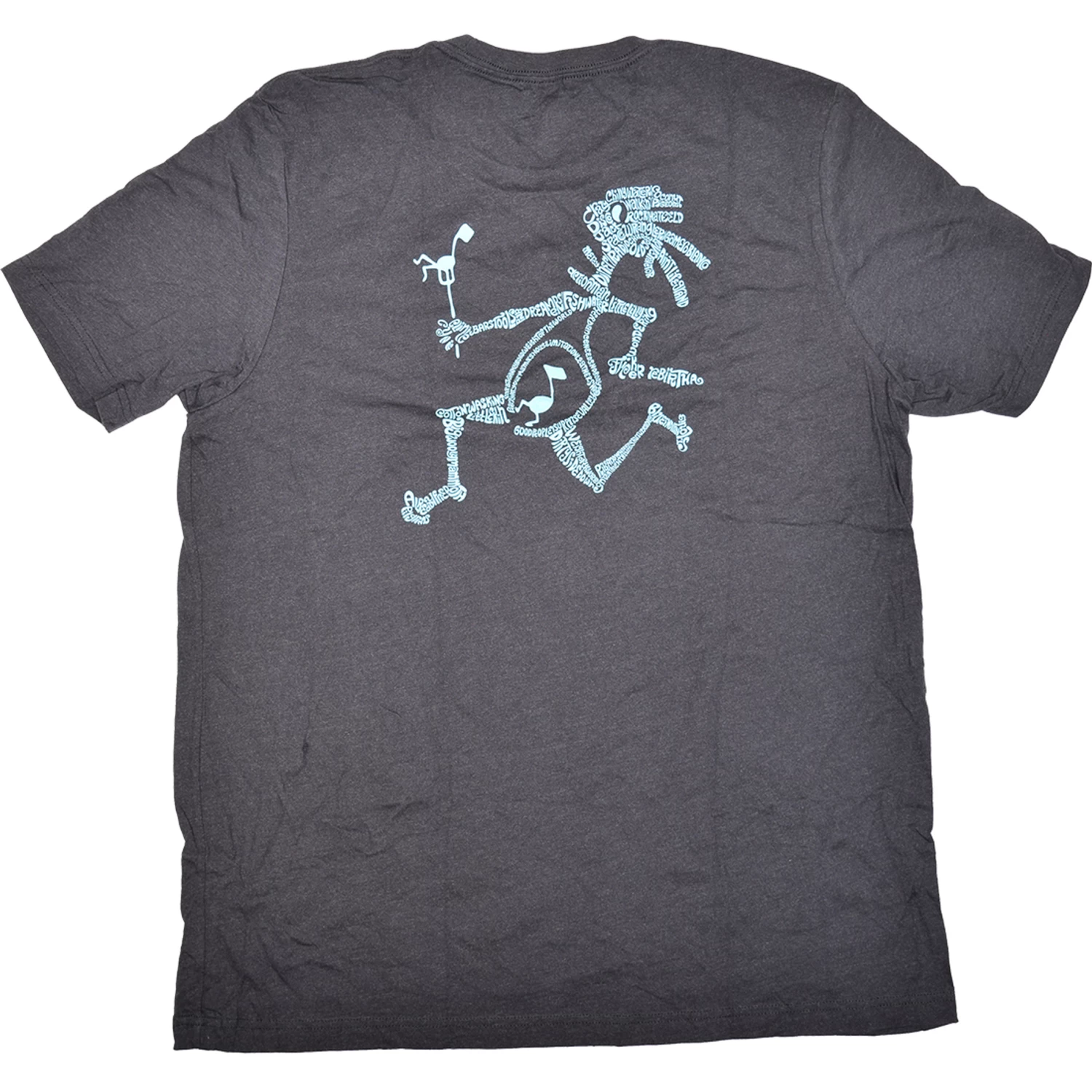 Widespread Panic NE Song Title Grey Poly-Cotton T-Shirt - Image 3