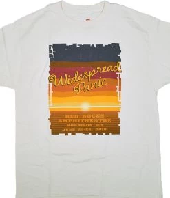 Widespread Panic Red Rocks White T-Shirt