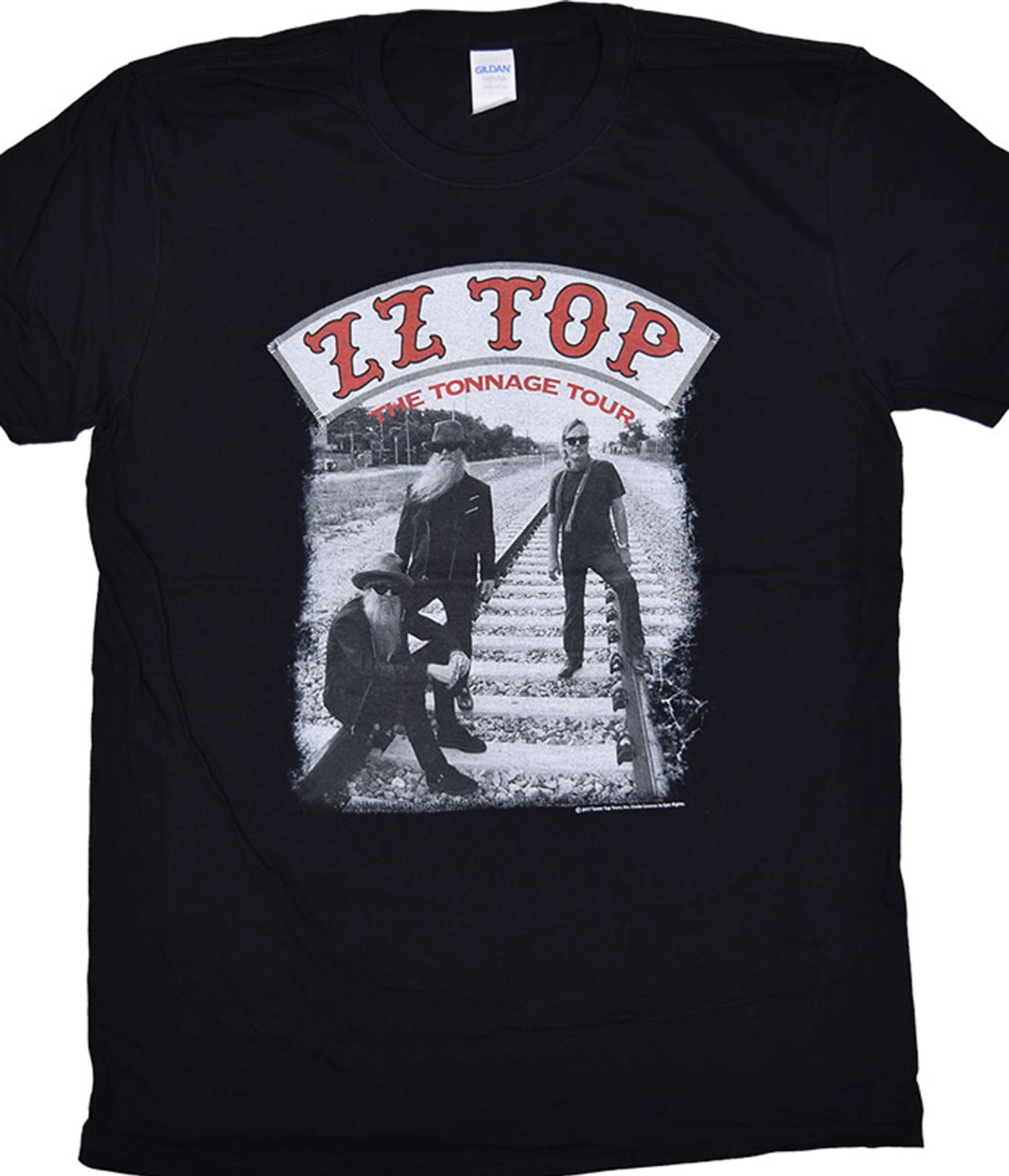 ZZ Top Tonnage Tour Black T-Shirt