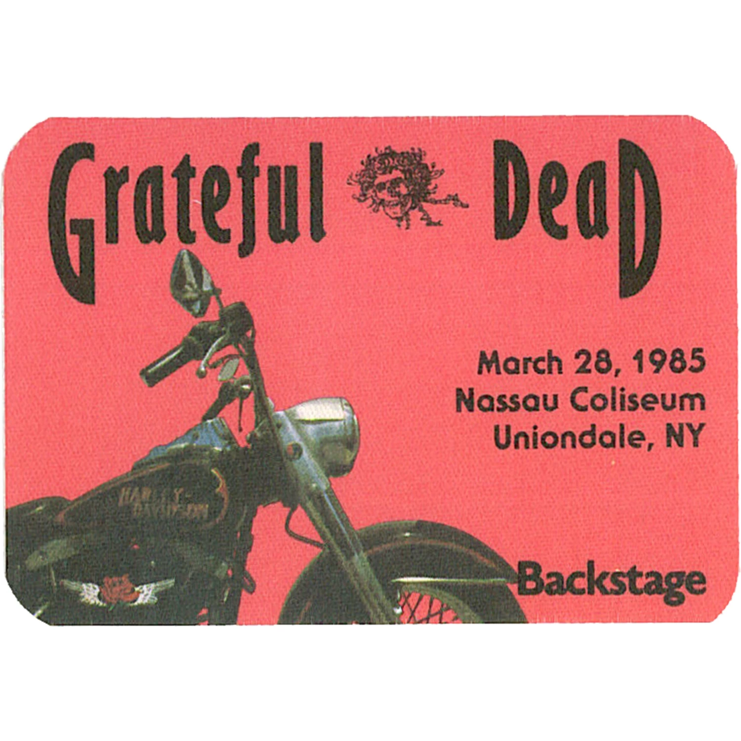 Grateful Dead 1985 03-28 Backstage Pass - Image 2