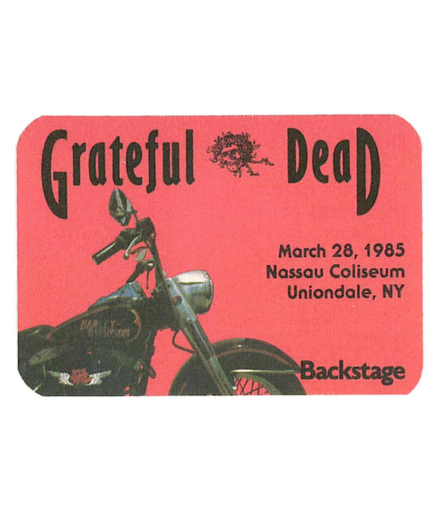 Grateful Dead 1985 03-28 Backstage Pass