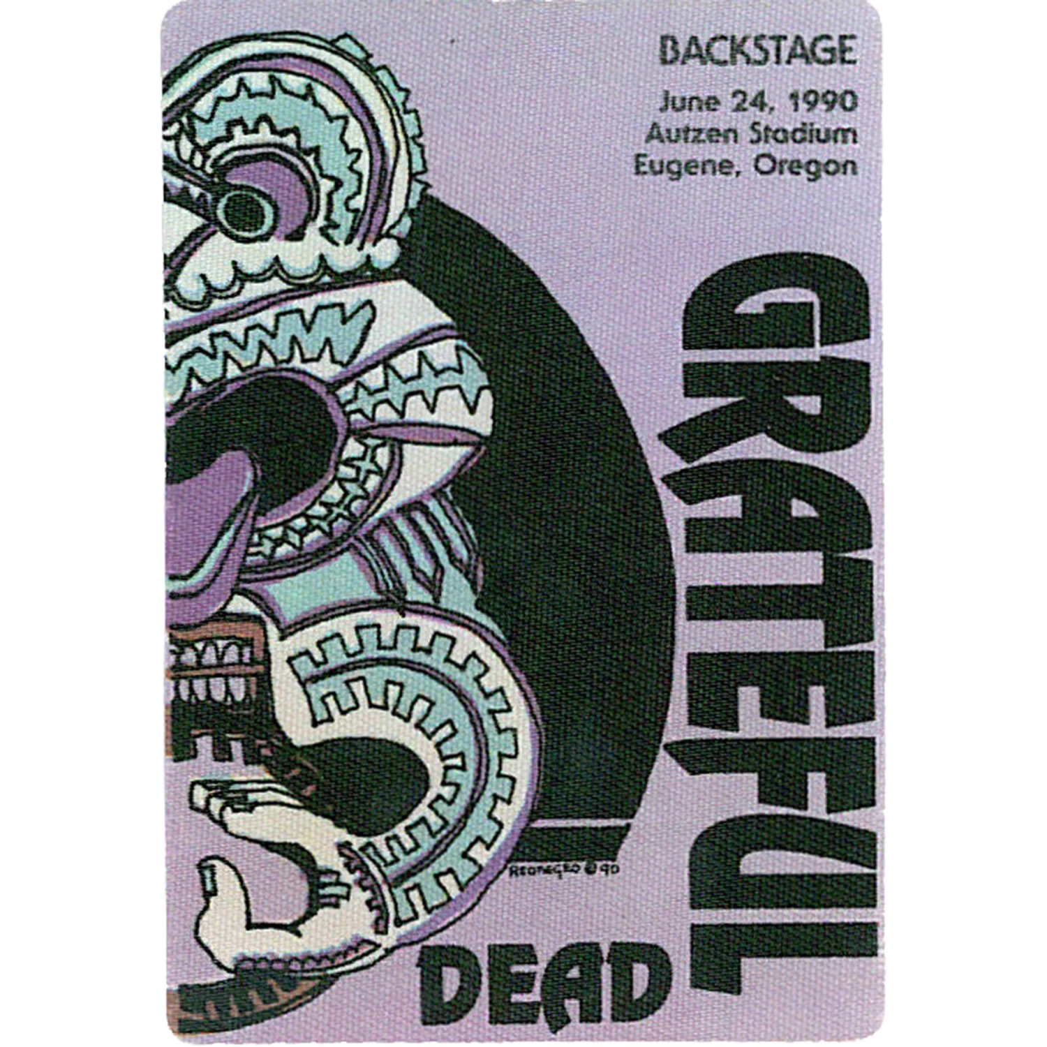 Grateful Dead 1990 06-24 Backstage Pass - Image 2