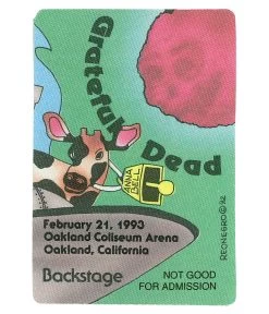 Grateful Dead 1993 02-21 Backstage Pass