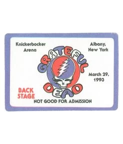 Grateful Dead 1993 03-29 Backstage Pass