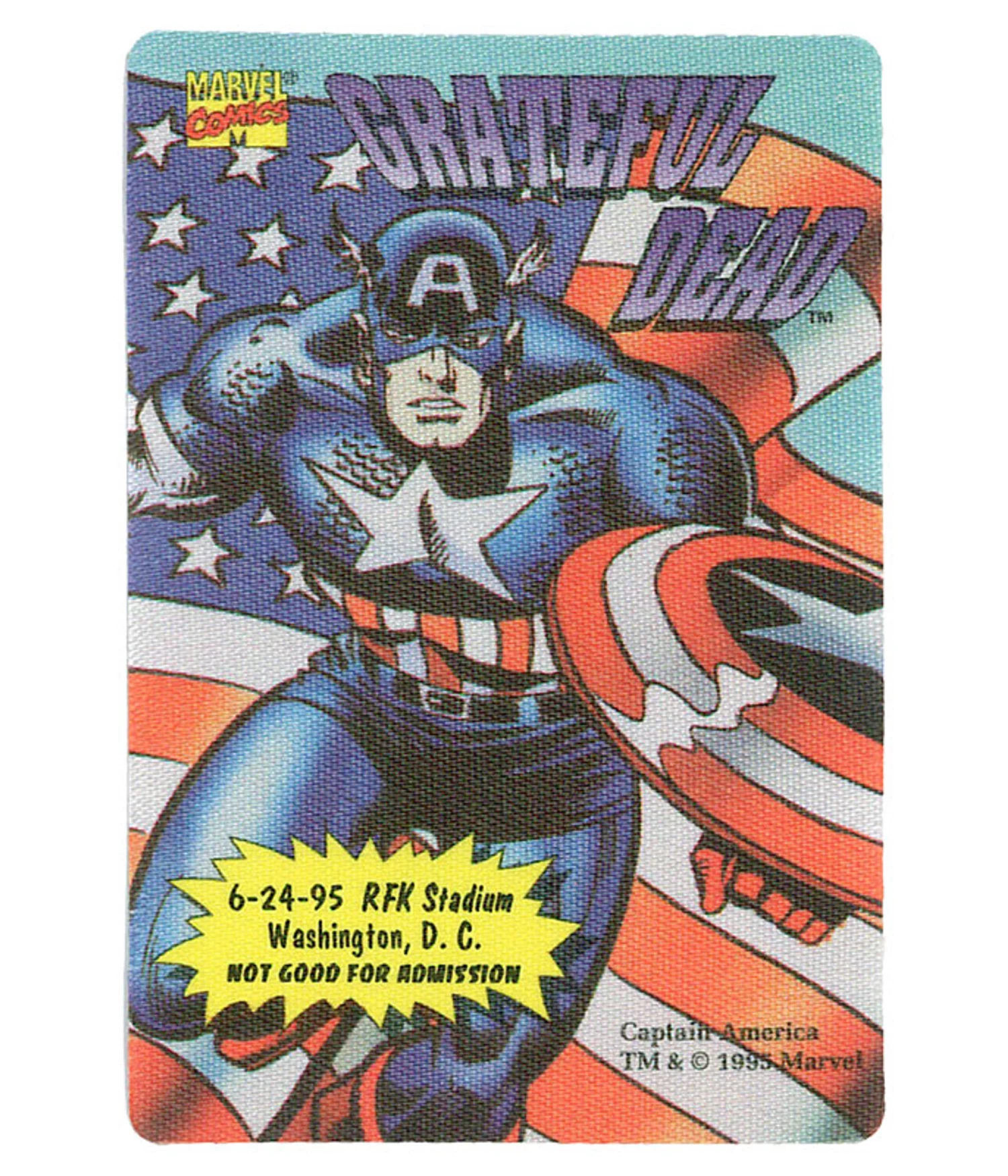 Grateful Dead 1995 06-24 Backstage Pass